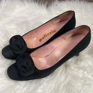 Palizzio Vintage The Woodward Shops Hudsons Ladies Black Heels, Size 6B